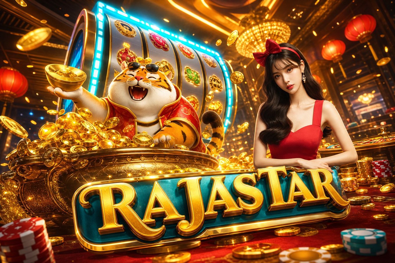 Ilustrasi panduan akun RAJASTAR: daftar, masuk, dan klaim hadiah