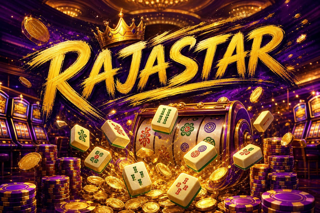 Ilustrasi layar ponsel menampilkan pemecahan masalah unduh, instal, dan masuk aplikasi RAJASTAR