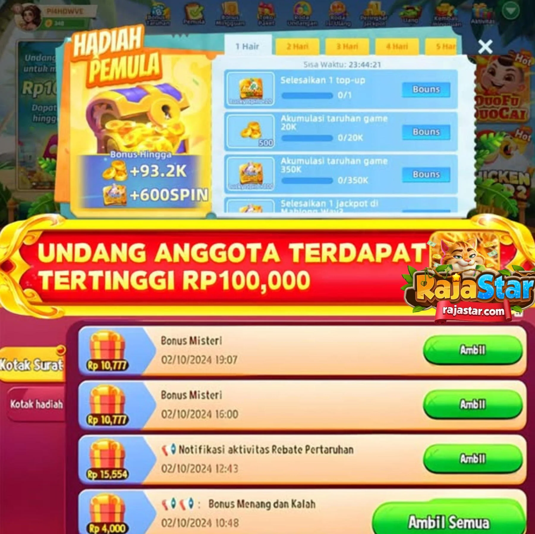 rajastar Masuk